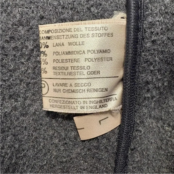 Brooks Brothers Black Wool Car Coat Mens Size Large (SU) - Picture 5 of 6